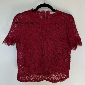 Zara Trafaluc lace tshirt